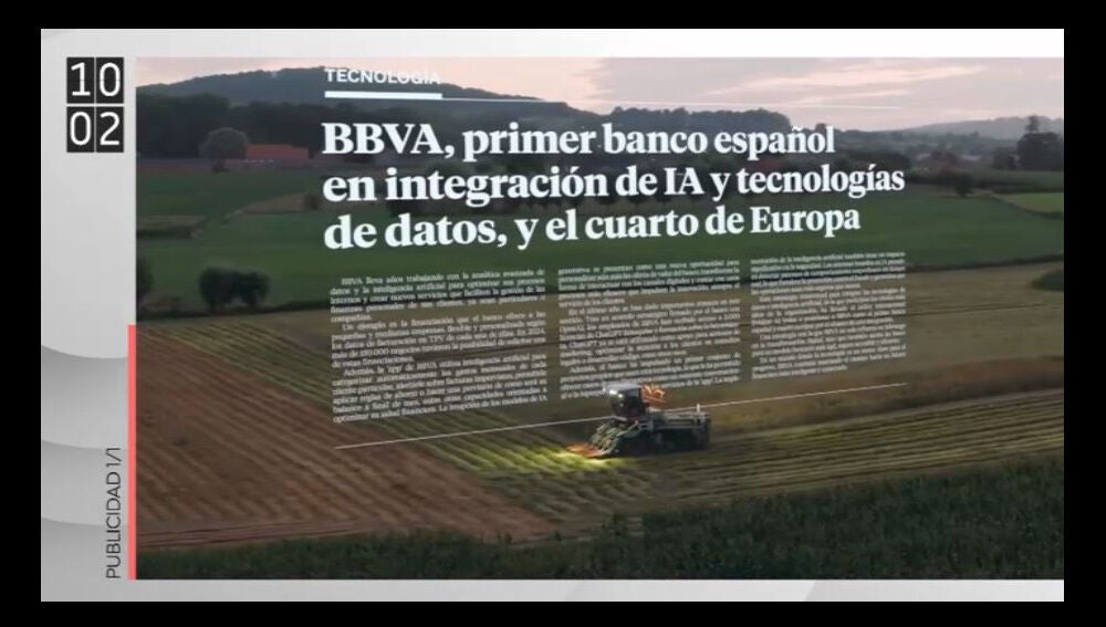 BBVA, spot m&aacute;s visto de Atresmedia en febrero de la mano de Top News