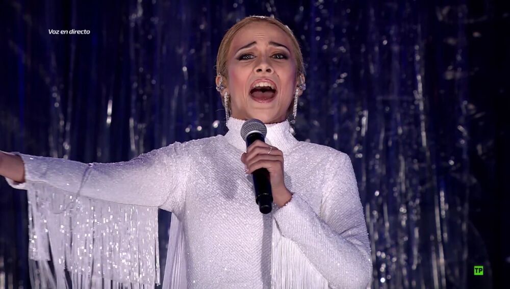 La actuaci&oacute;n de Melani en 'Tu cara me suena' imitando a C&eacute;line Dion con 'L'hymme &agrave; l'amour'