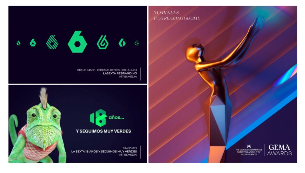 laSexta, reconocida internacionalmente con una doble nominaci&oacute;n en los GEMA Awards Global y candidata a los Internacional Eyes &amp; Ears Awards por su &uacute;ltimo rebranding