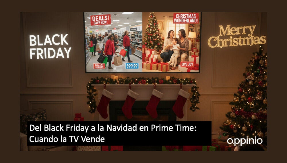 La televisión como el medio más influyente para impulsar la compra en Black Friday y Navidad