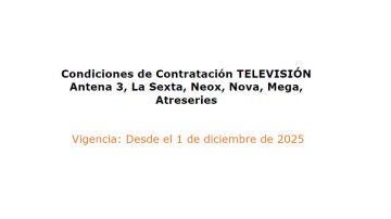 CONDICIONES DE CONTRATACI&Oacute;N TV