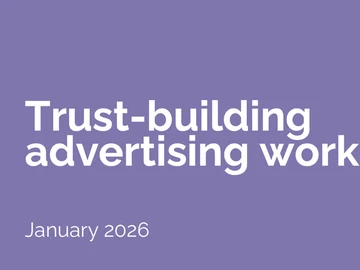 Trust-building advertising works Trust-building advertising works