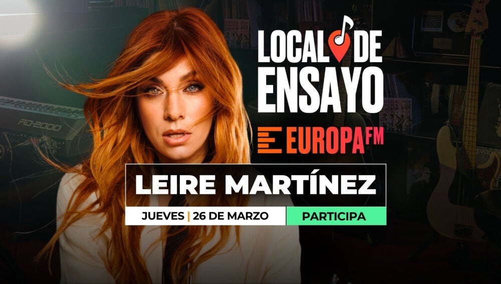 Leire Mart&iacute;nez, nueva artista en el Local de Ensayo Europa FM